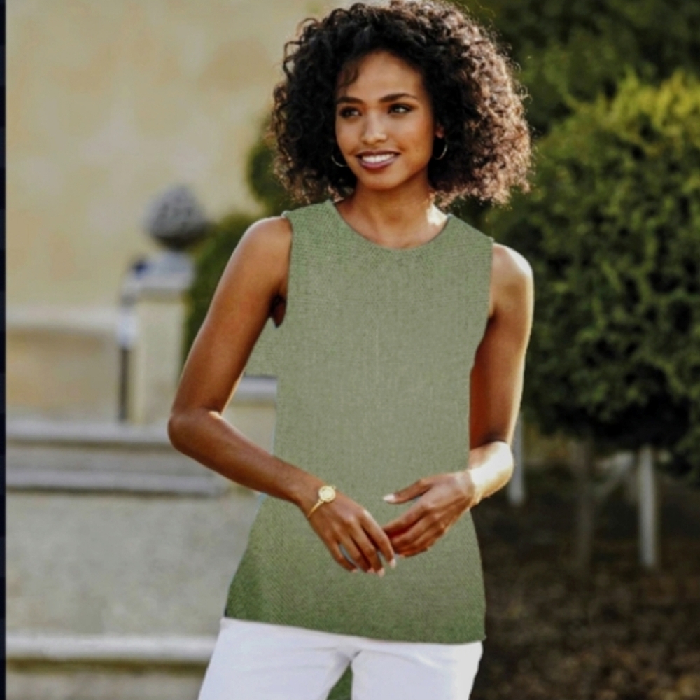 Army Green Knit Tank